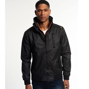 SUPERDRY Men’s Moody Bomber Lite Jacket Black